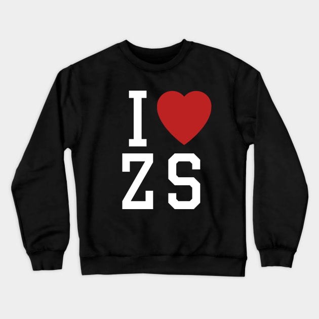 I Love Zack Snyder Crewneck Sweatshirt by The_Interceptor